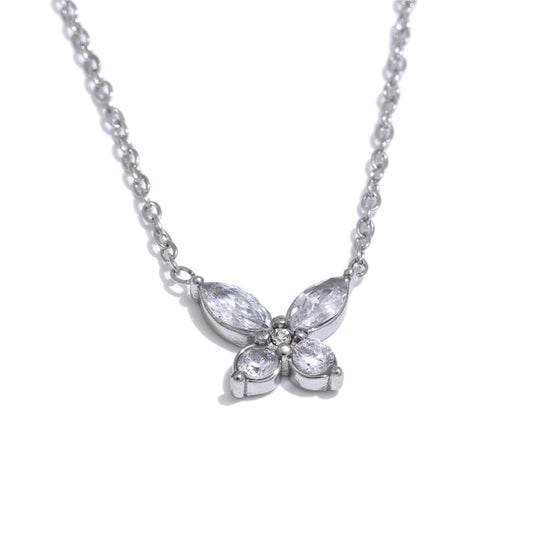 Crystal Butterfly Necklace